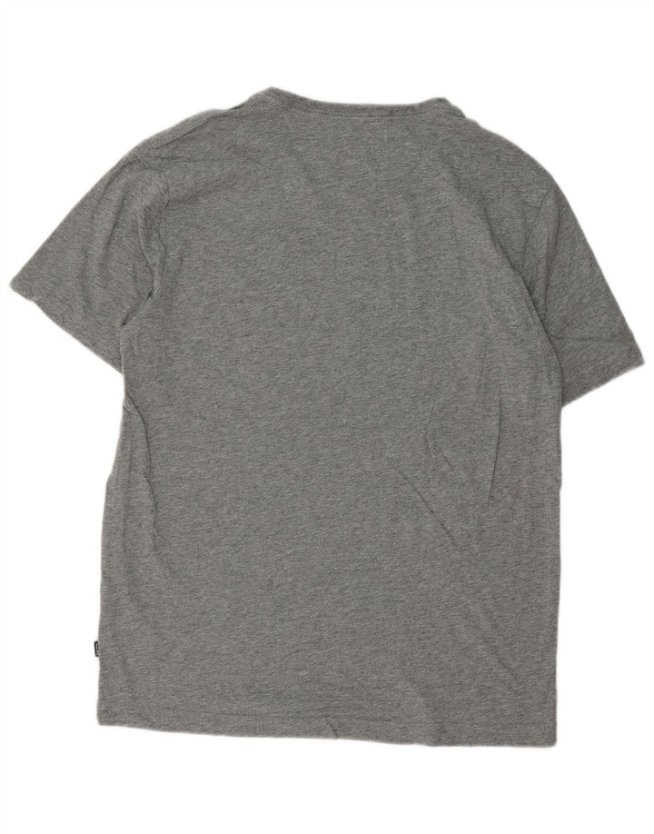 Puma Herren T-Shirt Top mittelgraue Baumwolle