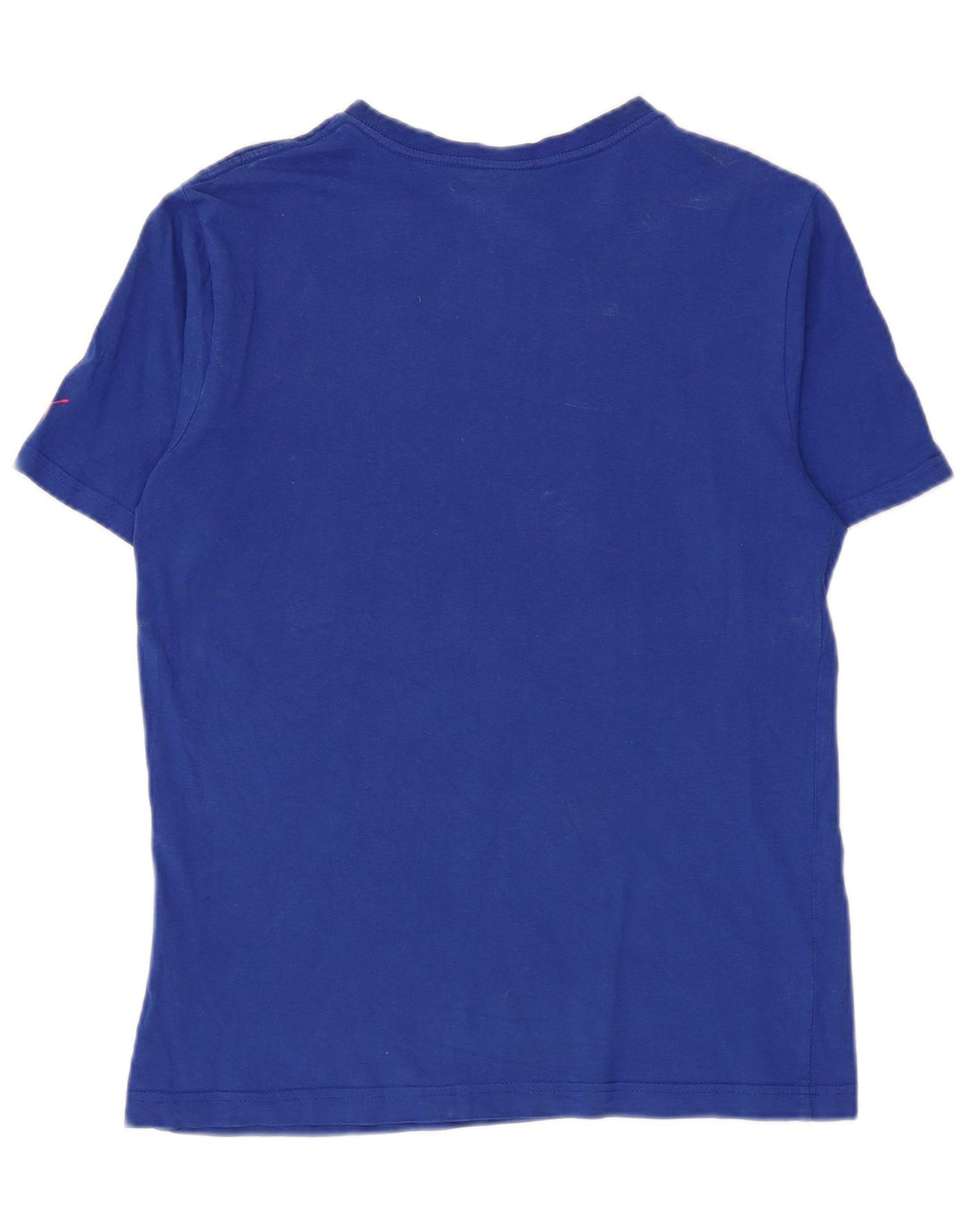 Puma Herren Grafik T-Shirt Top Small Blau Baumwolle