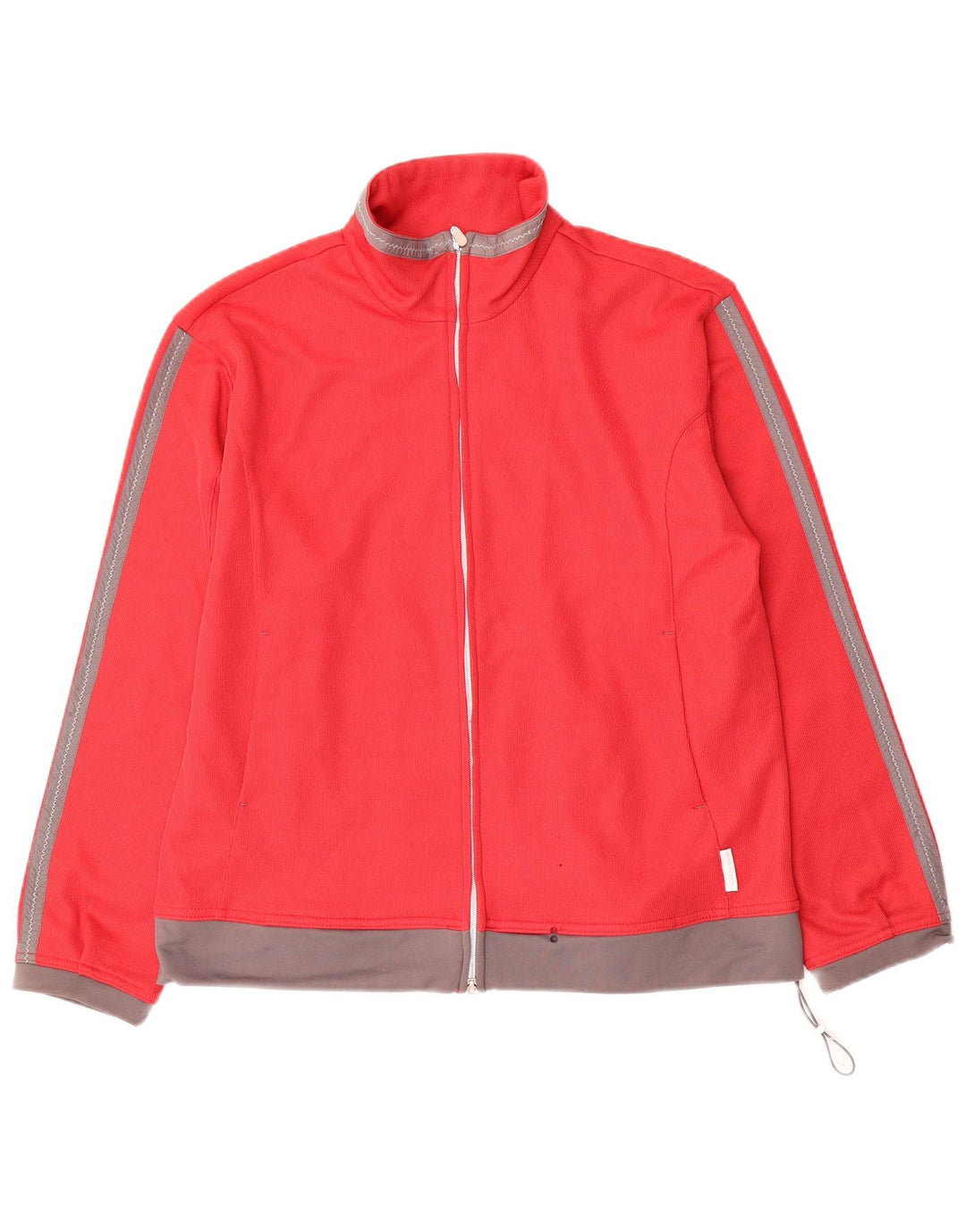 Diadora Damen-Trainingsanzug-Oberteil in Übergröße, Gr. 10, Größe S, Rot, Farbblock