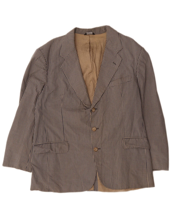 Orvis Herren-Blazer mit 3 Knöpfen, UK 42, XL, grau kariert