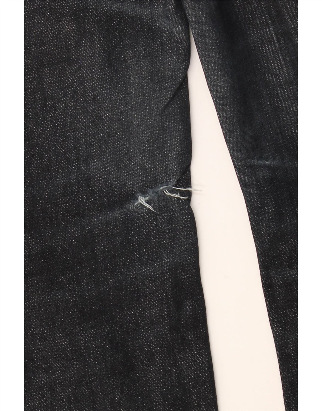 BENETTON Damen Straight Jeans W31 L30 Marineblaue Baumwolle