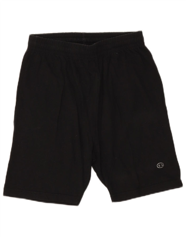 Champion Herren-Sportshorts aus mittelschwerer schwarzer Baumwolle