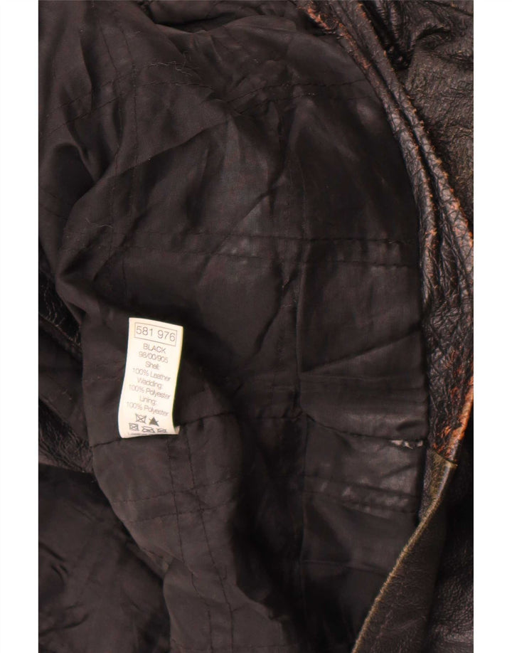 M&Co Herren Lederjacke UK 36 Small Braun