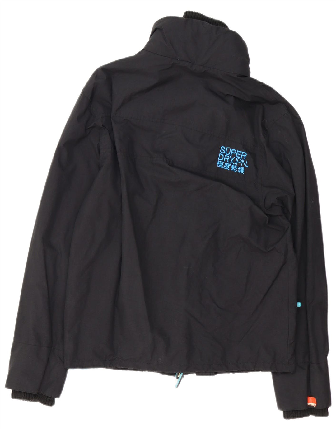 Superdry Herren The Windcheater Windjacke UK 40 Large Schwarz Nylon