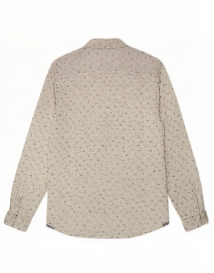 White Stuff Slim-Fit-Hemd für Herren aus mittlerer Baumwolle mit Animal-Print