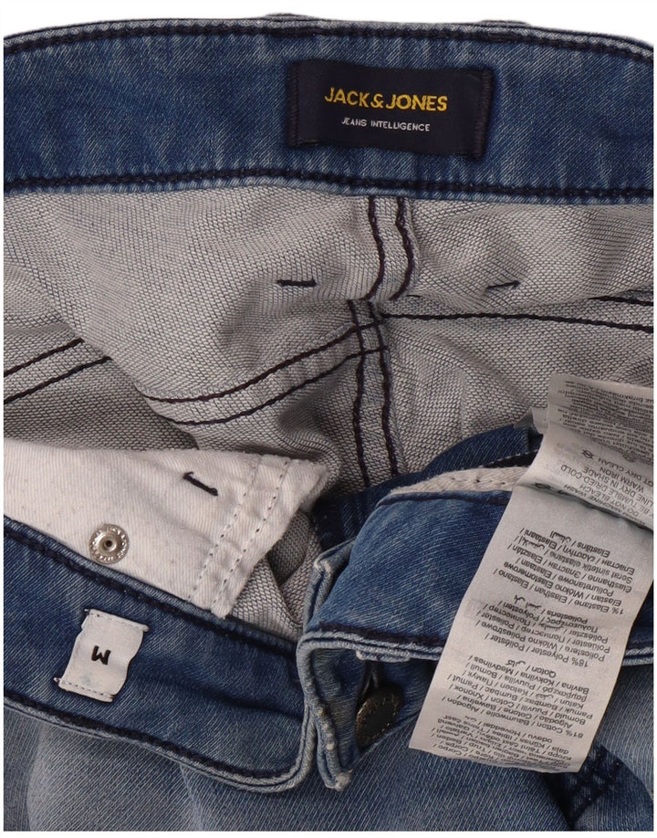 JACK & JONES Herren-Jeansshorts, Größe M, W32, Blau, Baumwolle