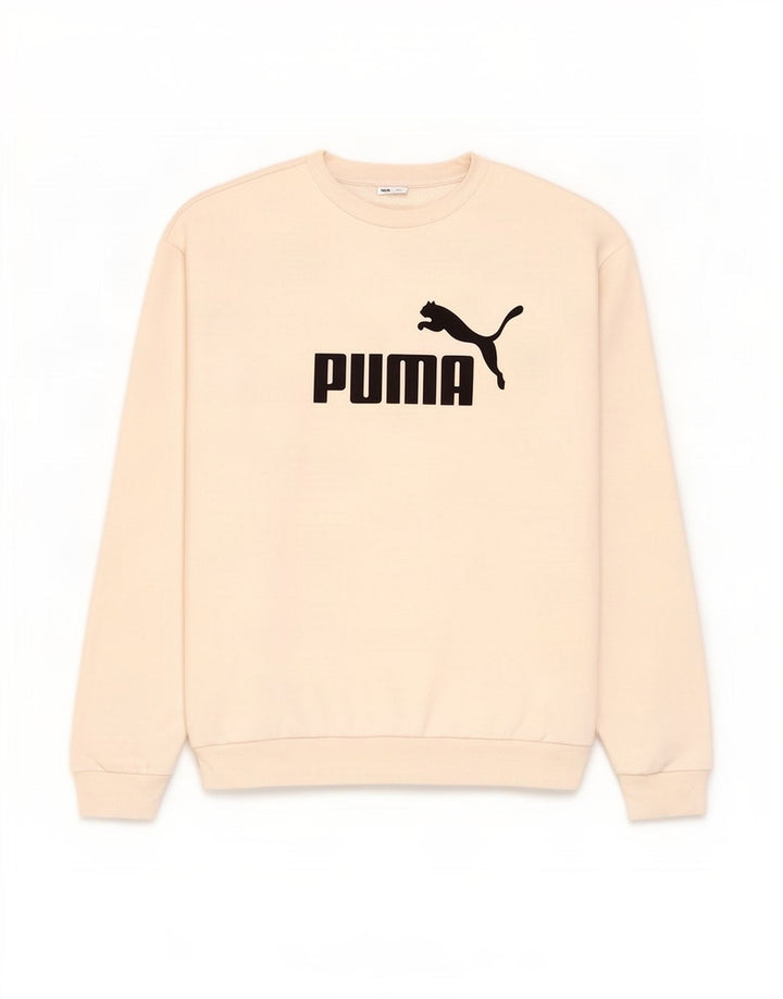 Puma Herren Graphic Sweatshirt Pullover XS Weiße Baumwolle