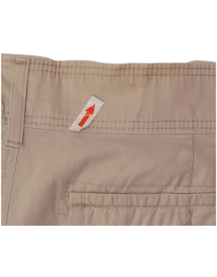 Lee Damen Cargoshorts US 16 2XL W36 Beige Baumwolle