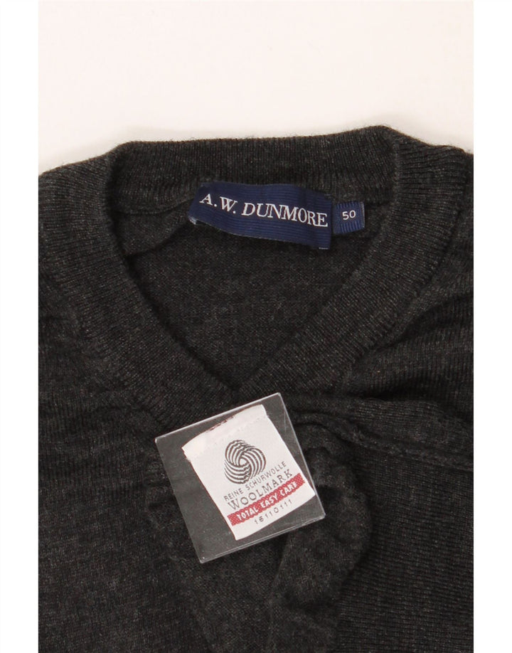 A.W.DUNMORE Mens Vest Tank Top IT 50 Medium Black Wool Vintage A.W.Dunmore and Second-Hand A.W.Dunmore from Messina Hembry 