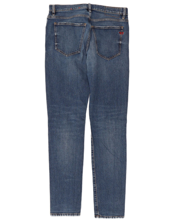 Diesel Damen Slim Jeans W32 L30 Blaue Baumwolle