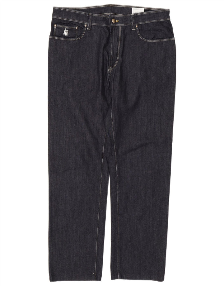 MARINA YACHTING Herren Straight Jeans W36 L29 Marineblau Baumwolle