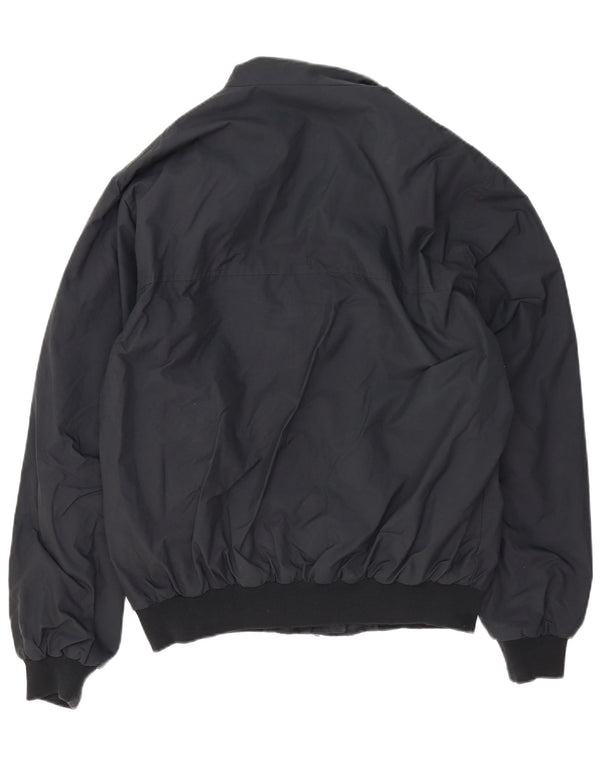 NORTH SAILS Mens Bomber Jacket UK 40 Large Black Polyamide