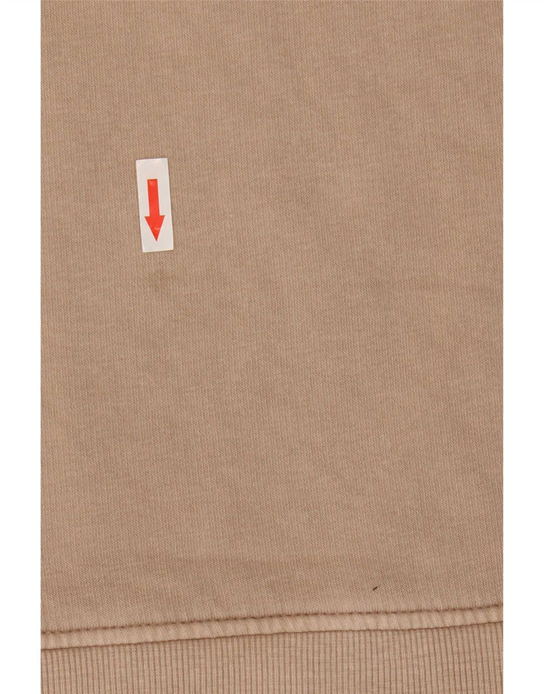 Übergroßer Sweatshirt-Pullover für Damen von Zara, UK 14, mittelbeige Baumwolle
