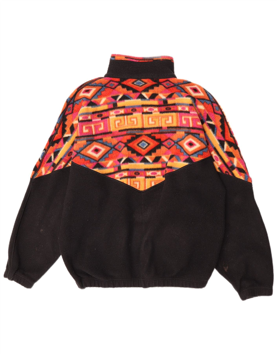 Endurance Herren-Fleecepullover mit Reißverschluss am Hals, groß, mehrfarbig, Farbblock