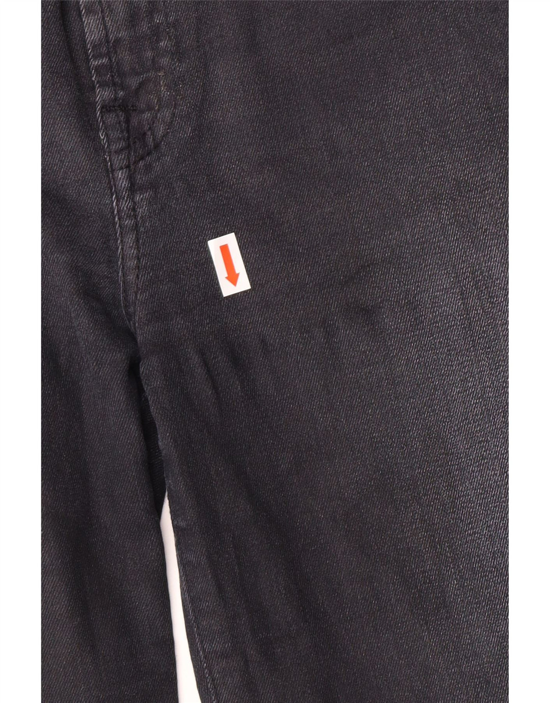 7 FOR ALL MANKIND Damen Skinny Jeans W32 L29 Schwarze Baumwolle