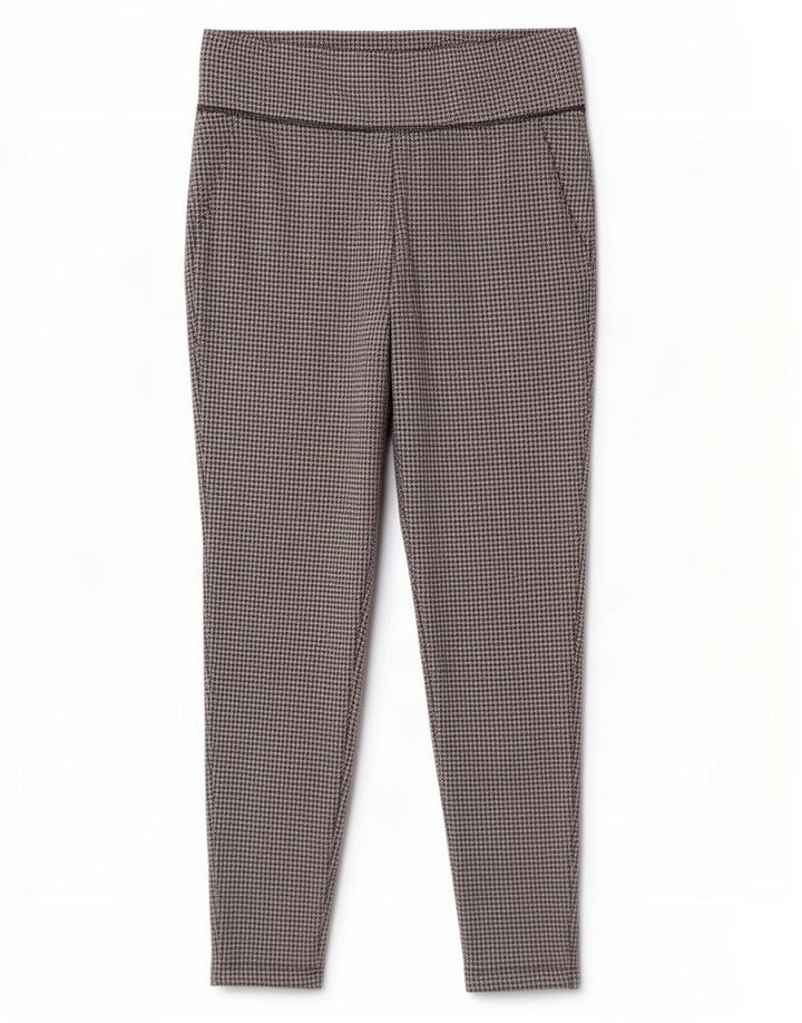 Marks & Spencer Damen-Leggings UK 14 Large Schwarzer Hahnentritt-Polyester