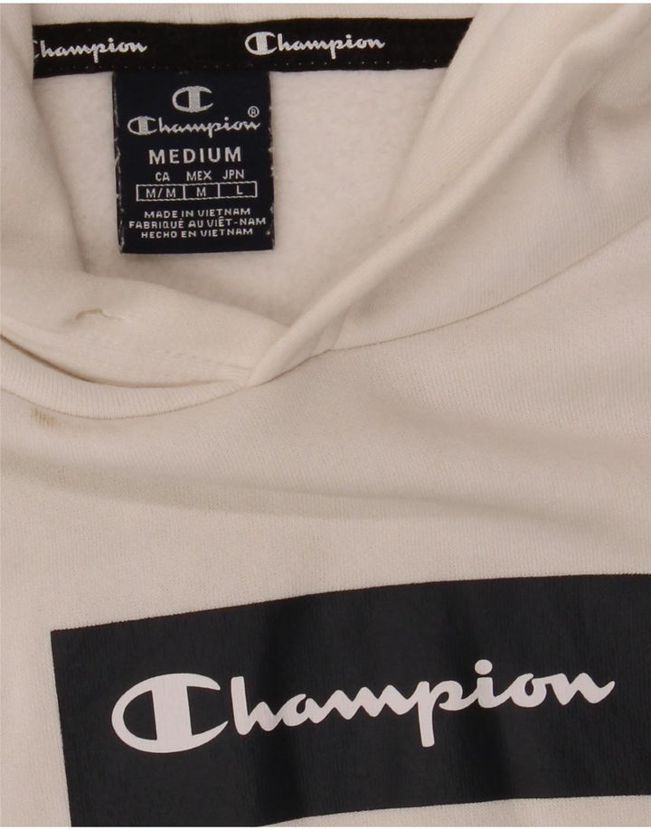 Champion Herren-Kapuzenpullover mit Grafik, mittelweiße Baumwolle
