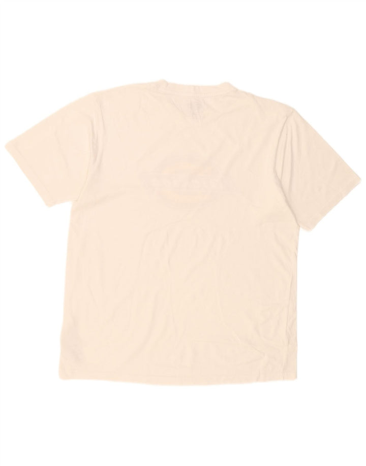 Dickies Herren-T-Shirt mit Grafik, Größe L, aus weißer Baumwolle