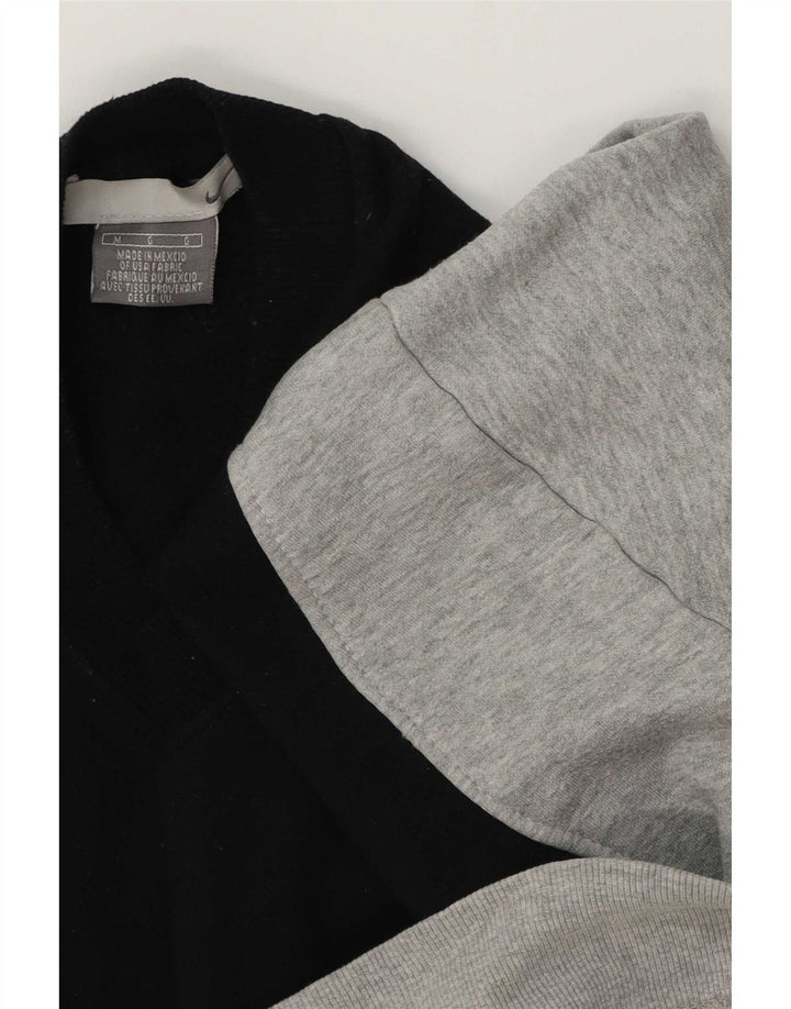 Nike Damen-Sweatshirt mit Grafik, UK 14, Mittelschwarz, Farbblock
