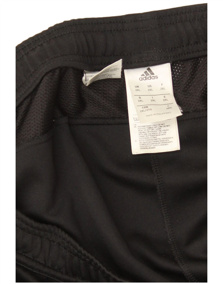 Adidas Herren Trainingshose 2XL Schwarz Polyester