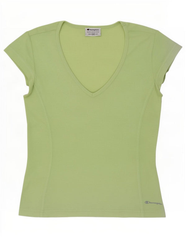 Champion Damen T-Shirt Top UK 12 Mittelgrün