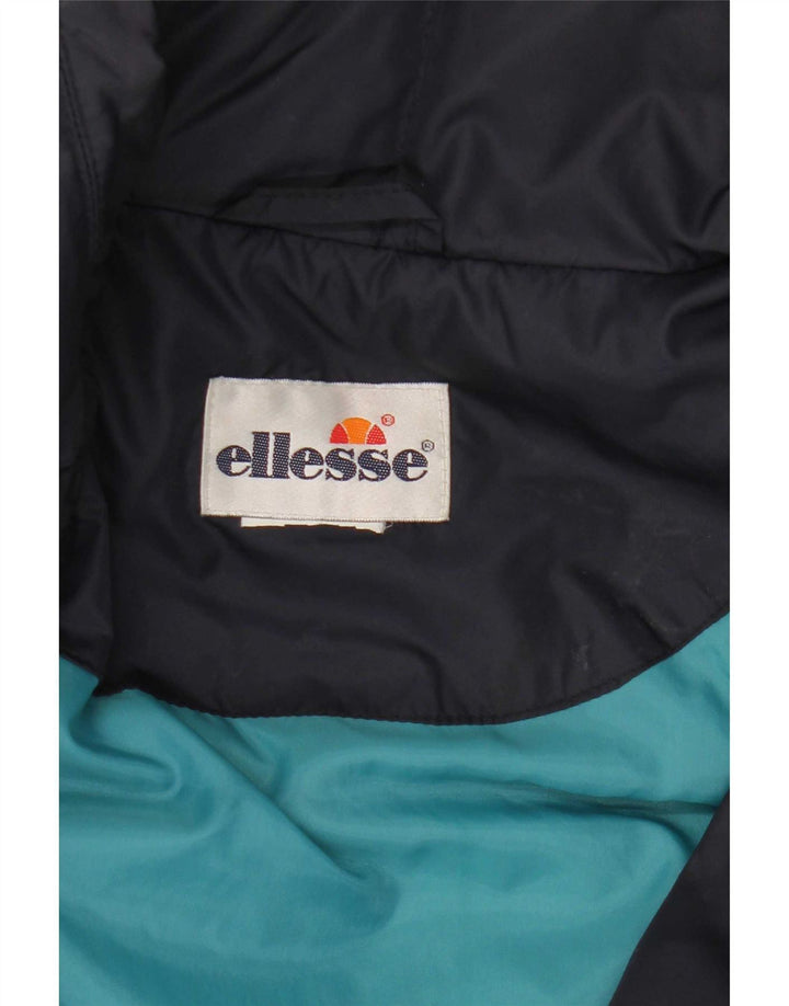 Ellesse Herren Wattierte Jacke UK 42 XL Marineblau