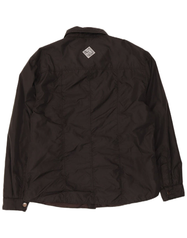 Tucano Urbano Herren Bomberjacke mit normaler Passform, UK 42 XL, schwarzes Nylon