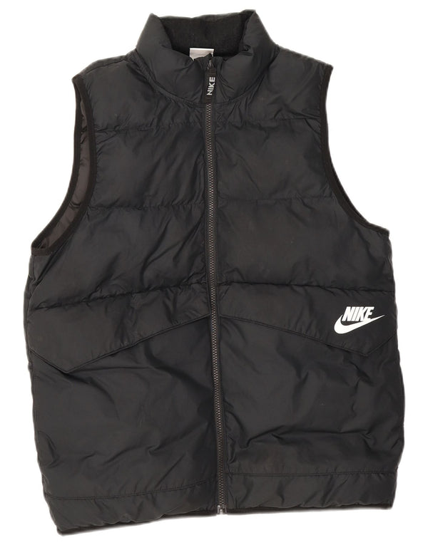 Nike Wattierte Weste für Jungen, 13–14 Jahre, XL, schwarzes Polyester