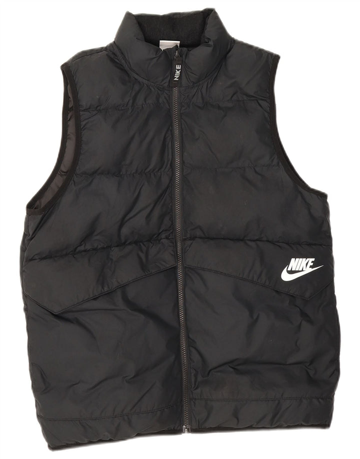 Nike Wattierte Weste für Jungen, 13–14 Jahre, XL, schwarzes Polyester