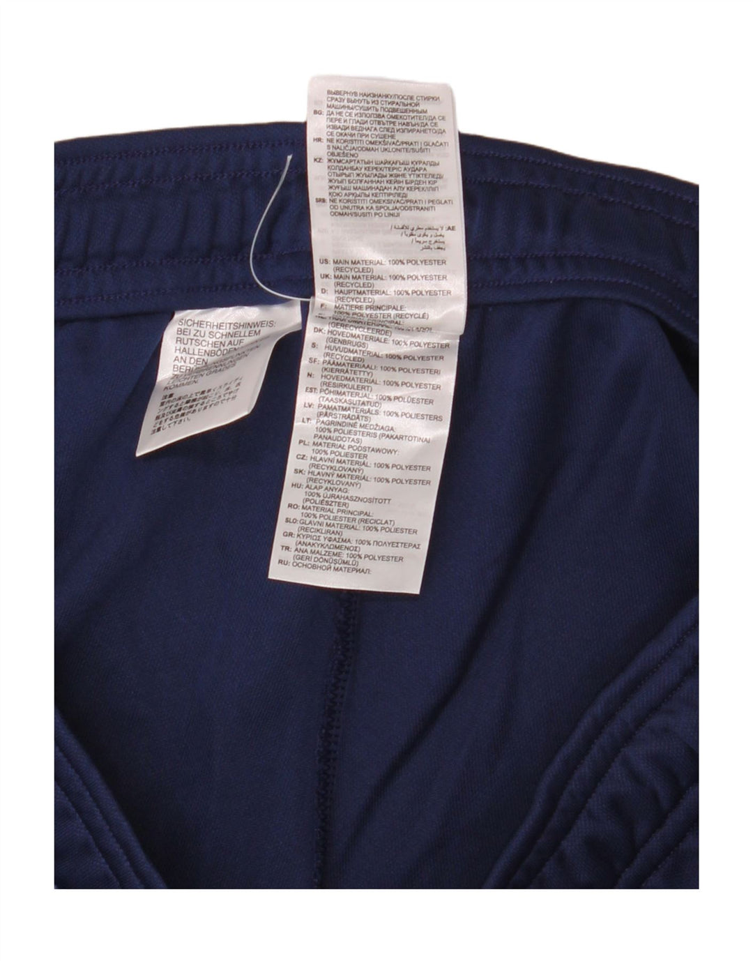 Adidas Herren-Trainingshose, Mittelblau, Polyester