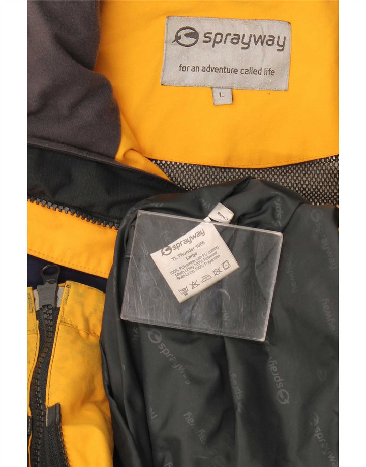 Sprayway Herren Regenjacke UK 40 Large Lila Colourblock Polyamid