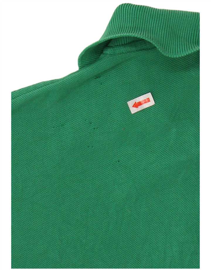 LACOSTE Herrenhemd-Poloshirt, Größe 4, mittelgrüne Baumwolle