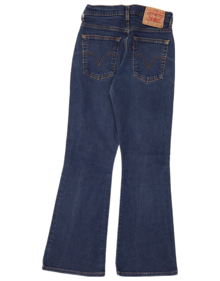 Levi's Damen 584 Flared Jeans W28 L30 Blaue Baumwolle