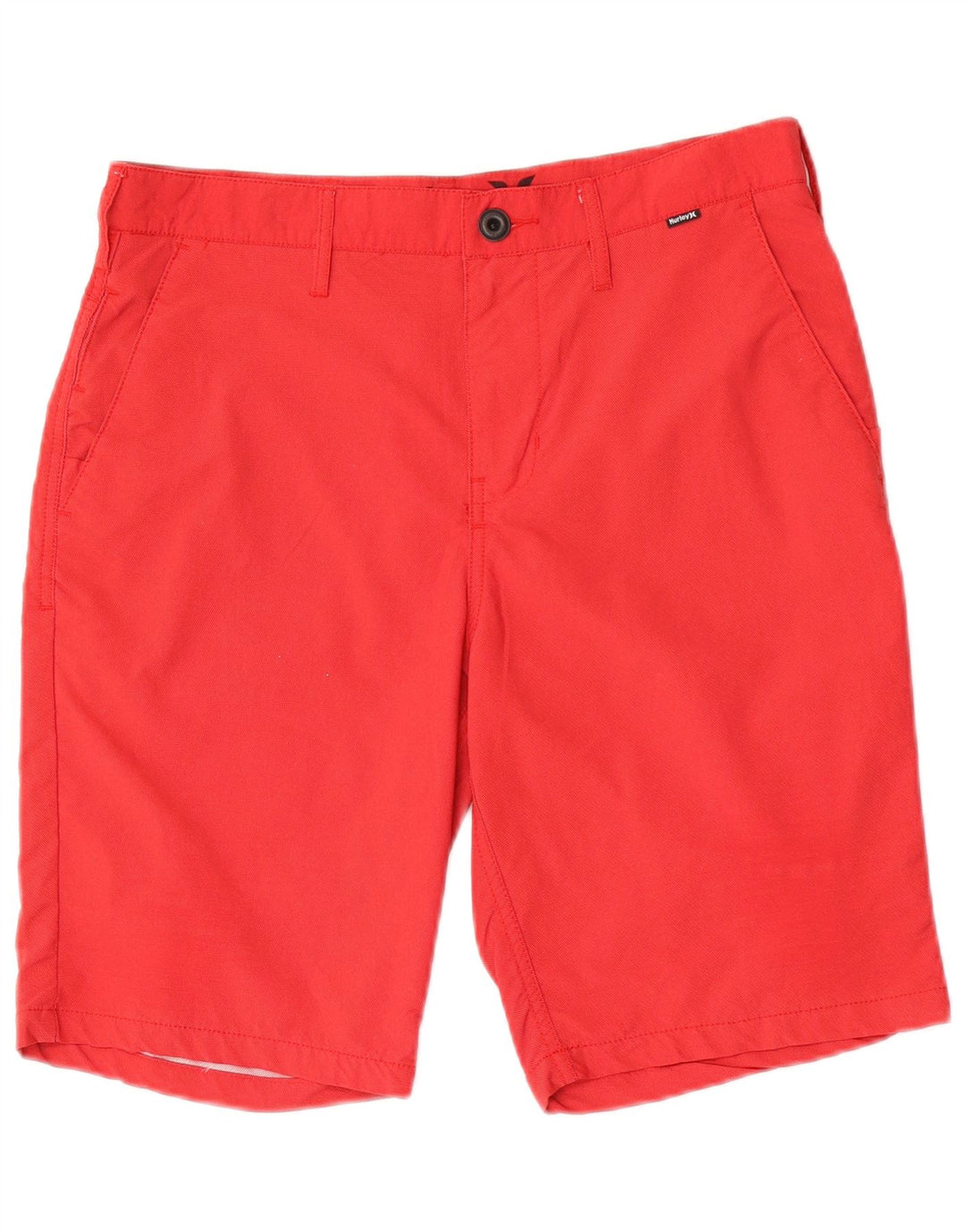 Hurley Herren Dri Fit Chino Shorts W30 Mittelrotes Nylon
