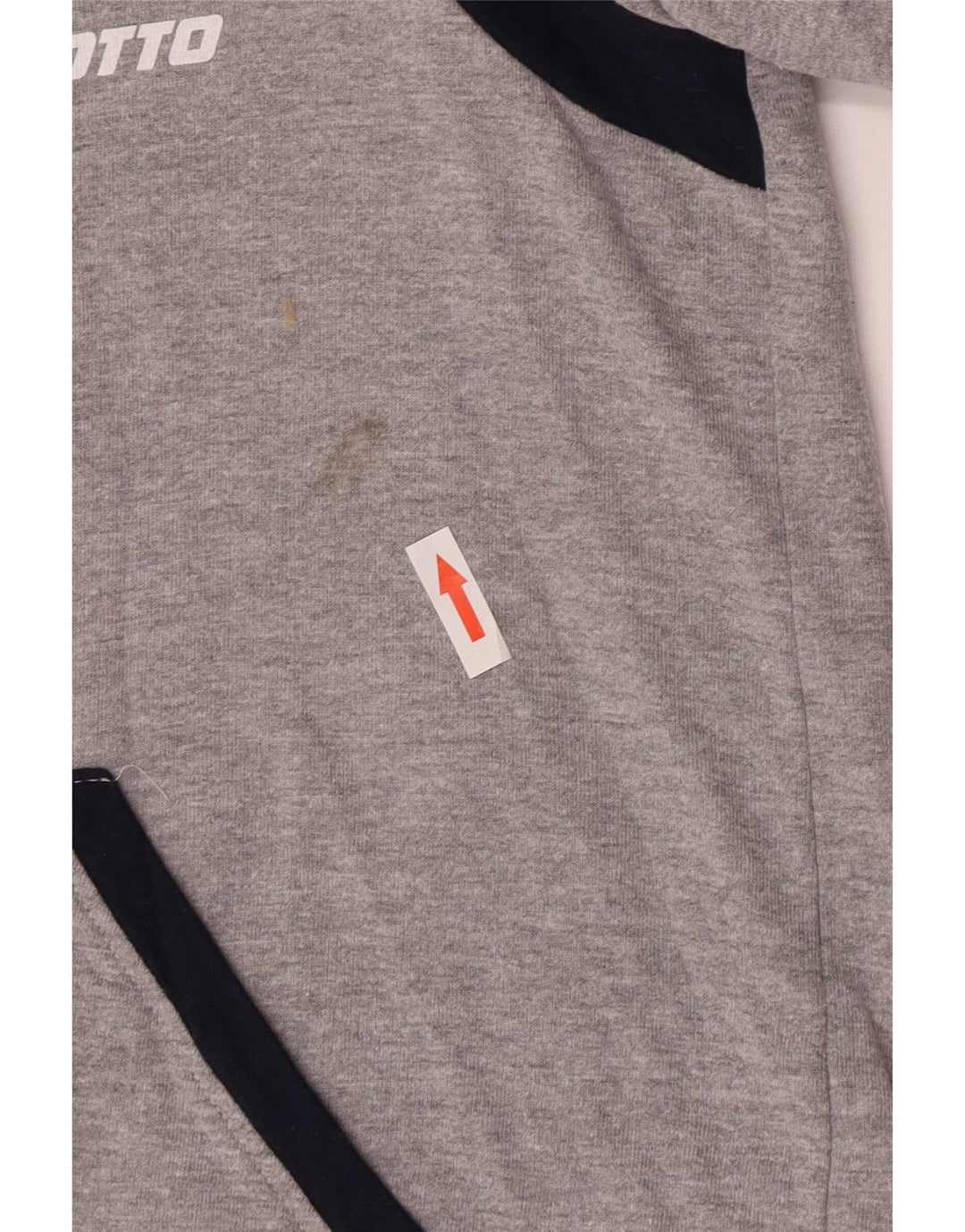 Lotto Herren-Trainingsanzug-Oberteil, Jacke, Größe S, Grau, Colourblock-Baumwolle