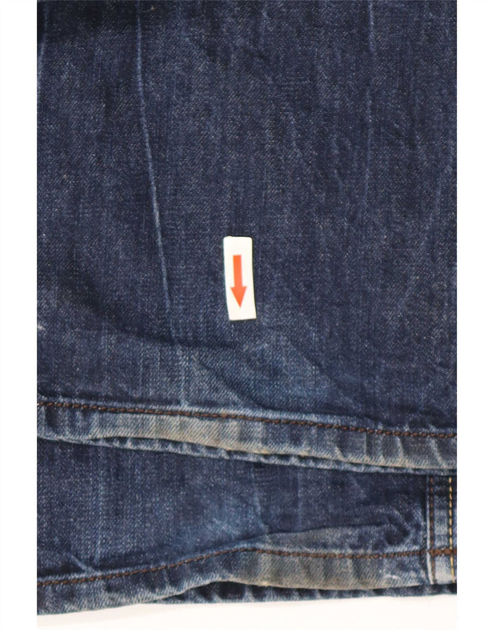 Diesel Herren Straight Jeans W32 L32 Blaue Baumwolle