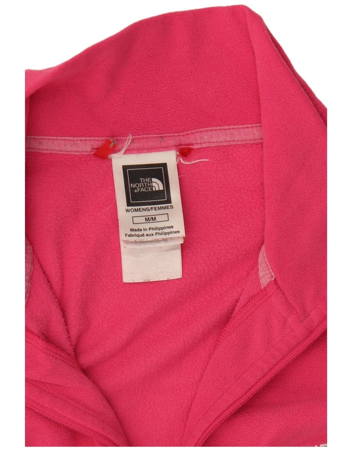 The North Face Damen-Fleecepullover mit Reißverschluss am Hals, UK 12, Mittelrosa, Polyester