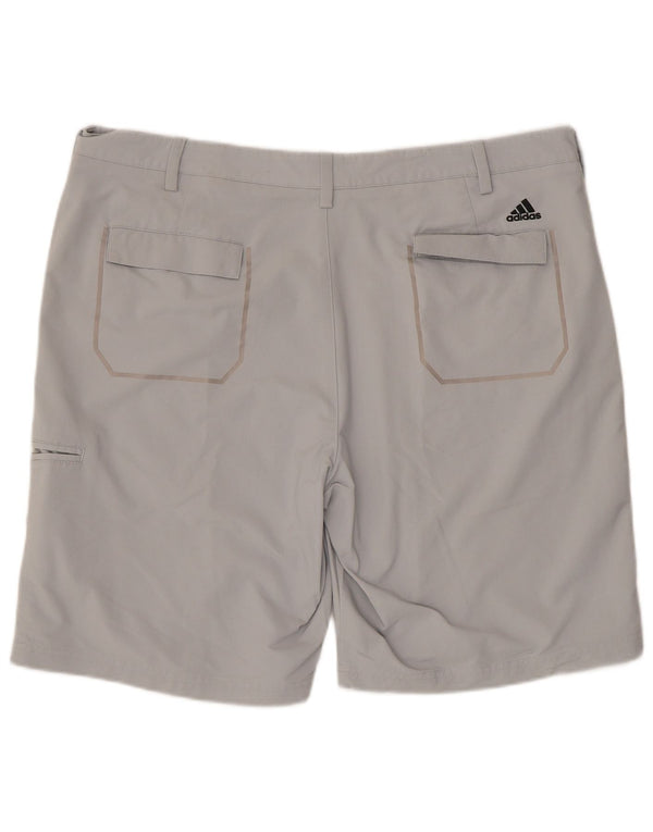 Adidas Herren Cargo Shorts W38 XL Grau Polyamid