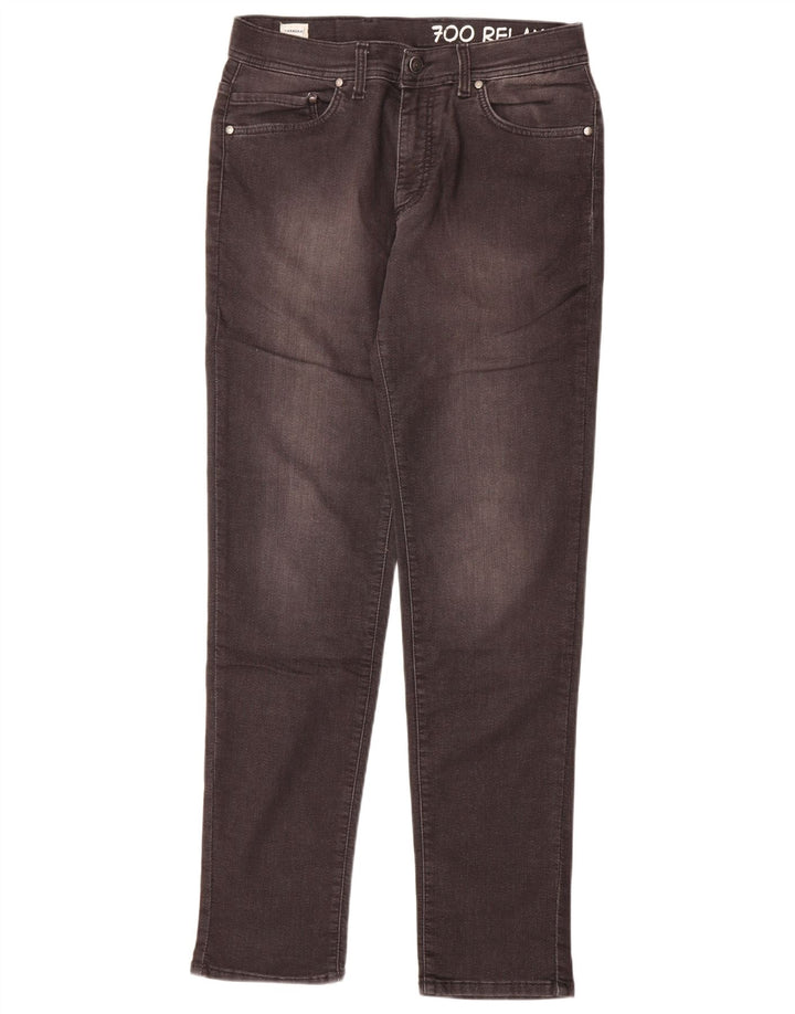 Carrera Herren 700 Regular Straight Jeans W31 L32 Graue Baumwolle