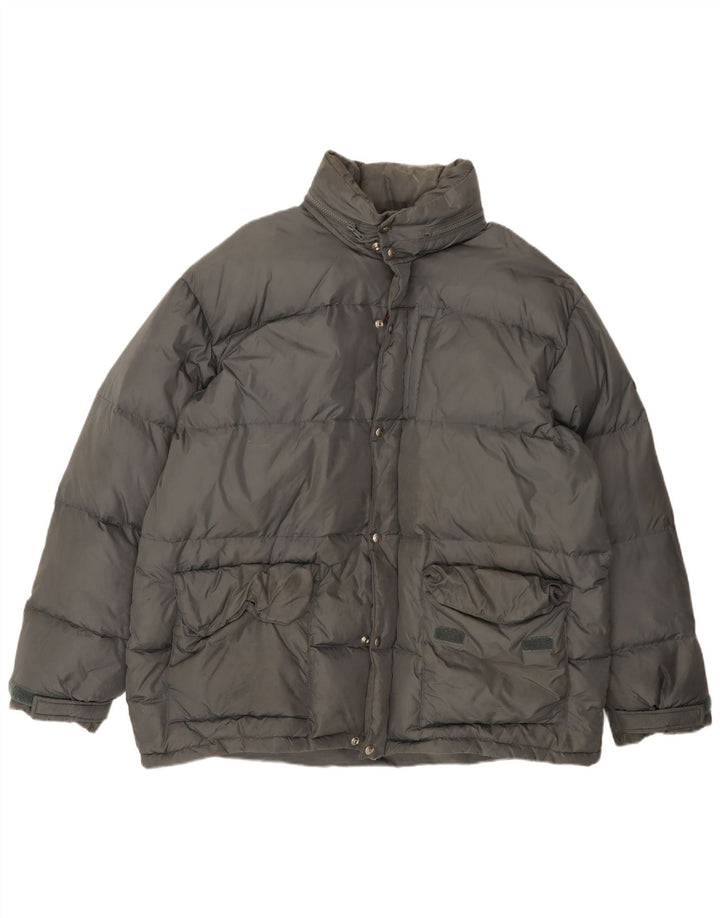 Invicta Herren Wattierte Jacke UK 44 2XL Graues Polyamid