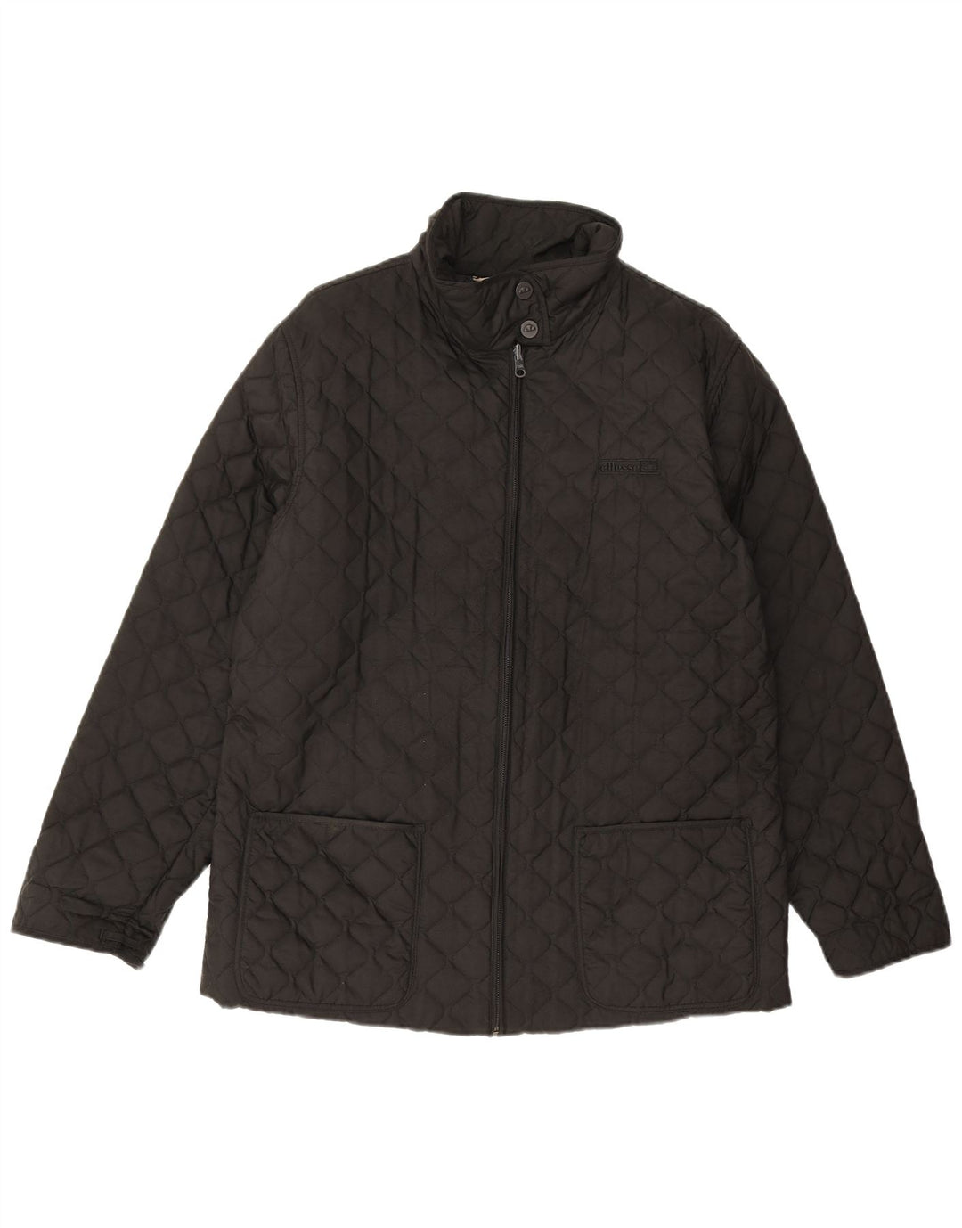 Ellesse Damen Steppjacke UK 14 Large Schwarz