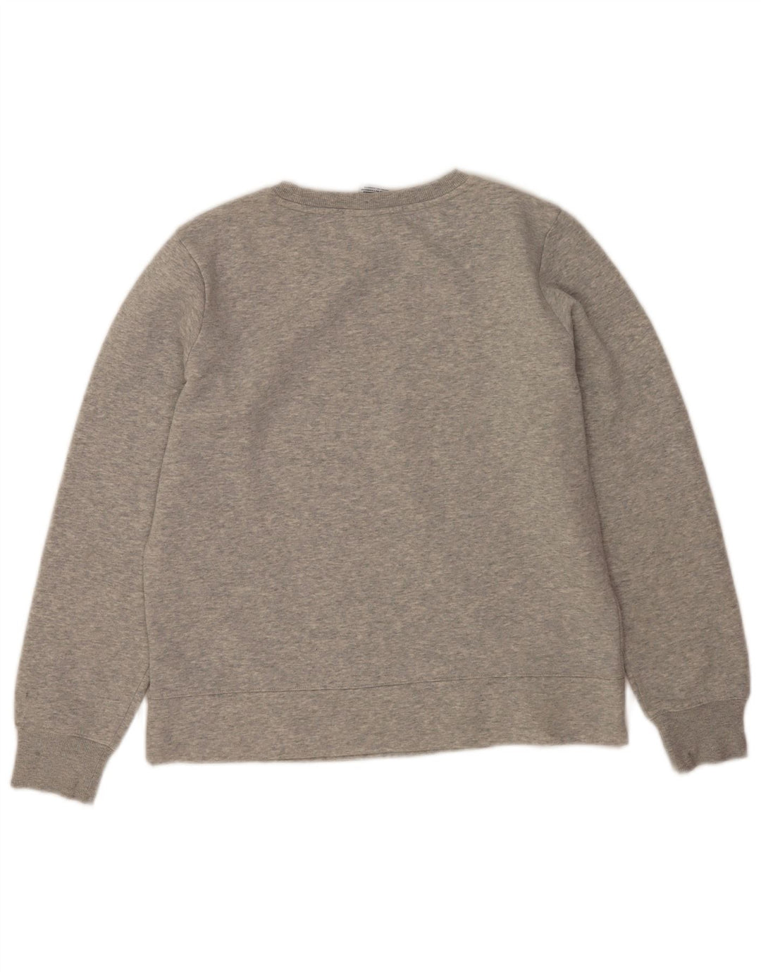 Champion Womens Graphic Sweatshirt Pullover UK 14 Mittelgrau meliert