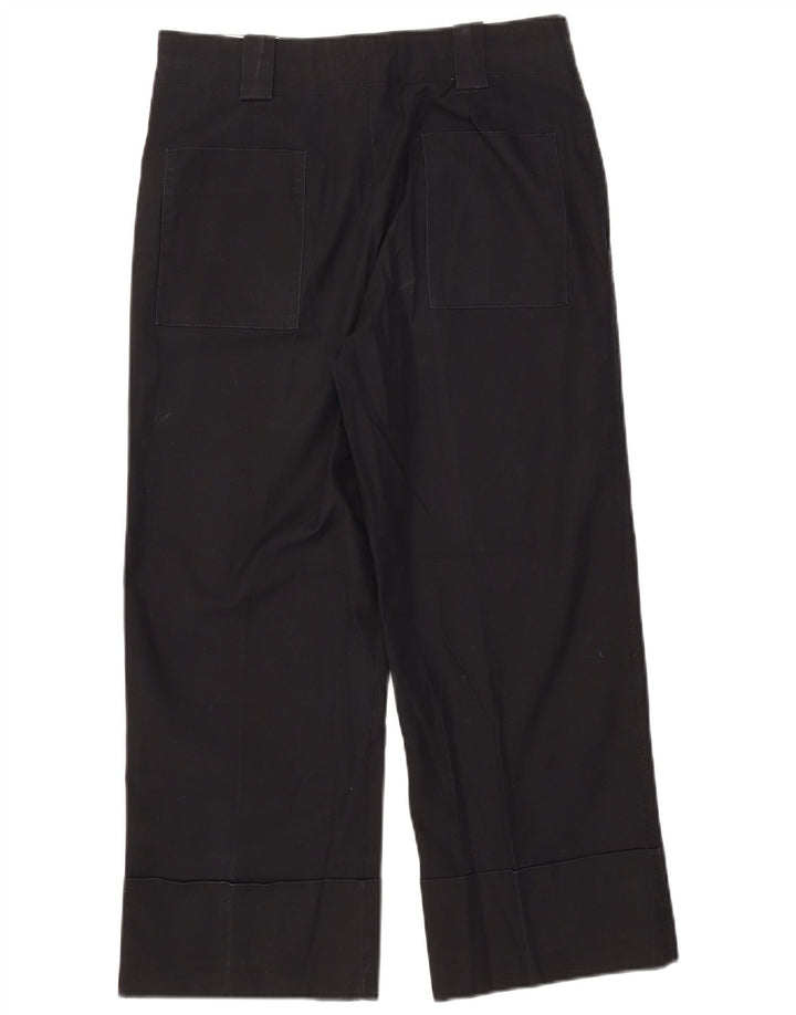 Kurze Hose von Zara für Damen, mittelgroß, W28, L24, schwarze Baumwolle