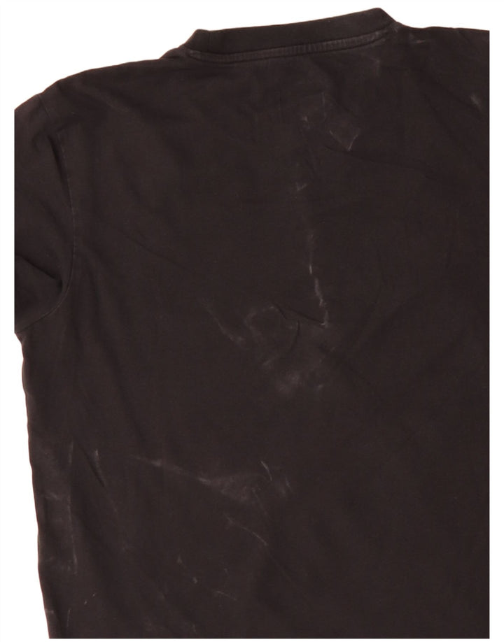 Adidas Herren Grafik T-Shirt Top Small Schwarz Baumwolle