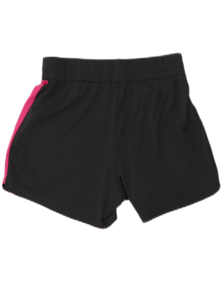 NIKE Damen-Sportshorts UK 10 Small Schwarzes Colourblock-Polyester