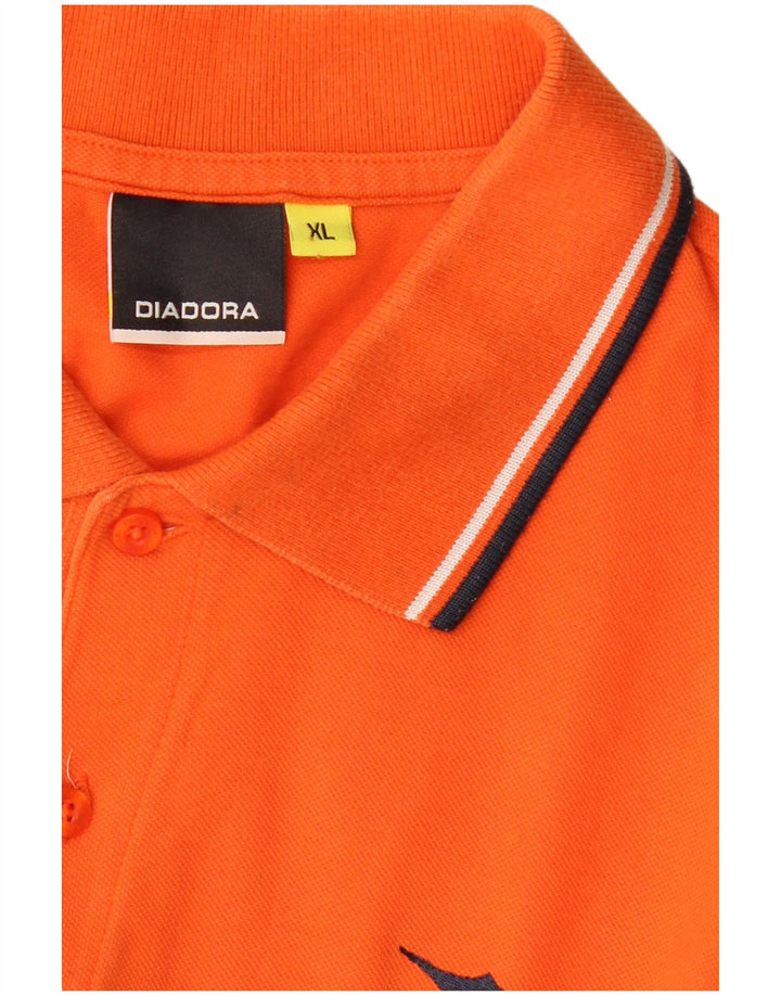 DIADORA Herren Poloshirt XL Orange