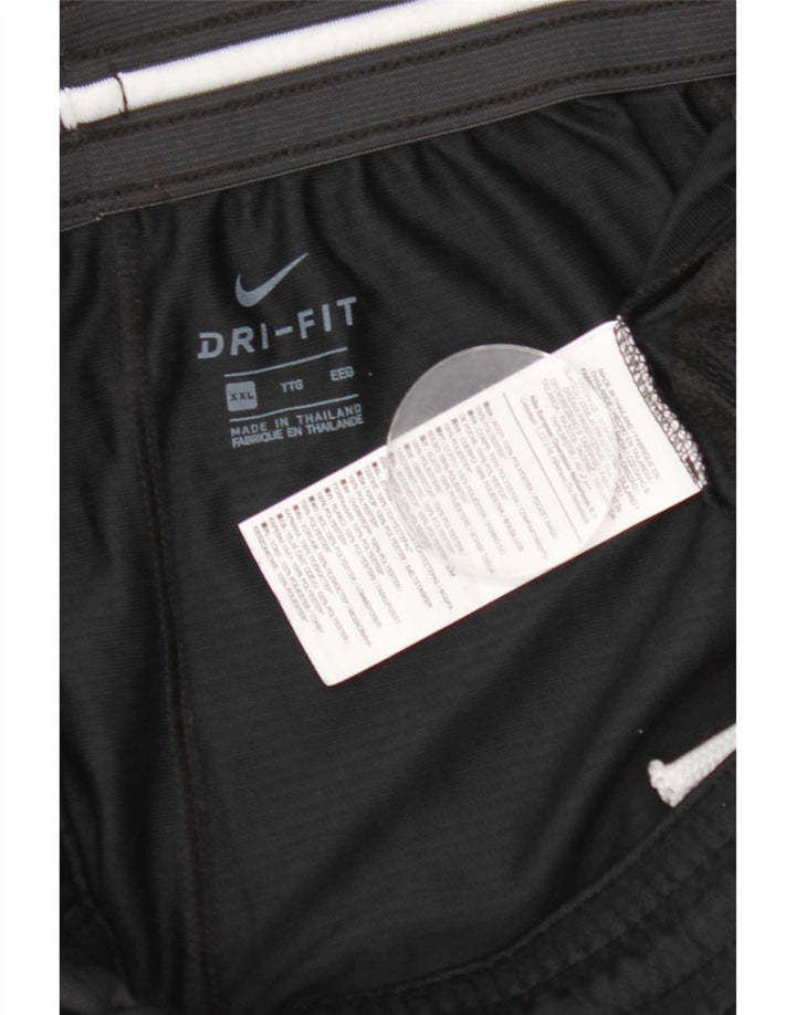 Nike Herren Dri Fit Graphic Sport Shorts 2XL Schwarz Polyester