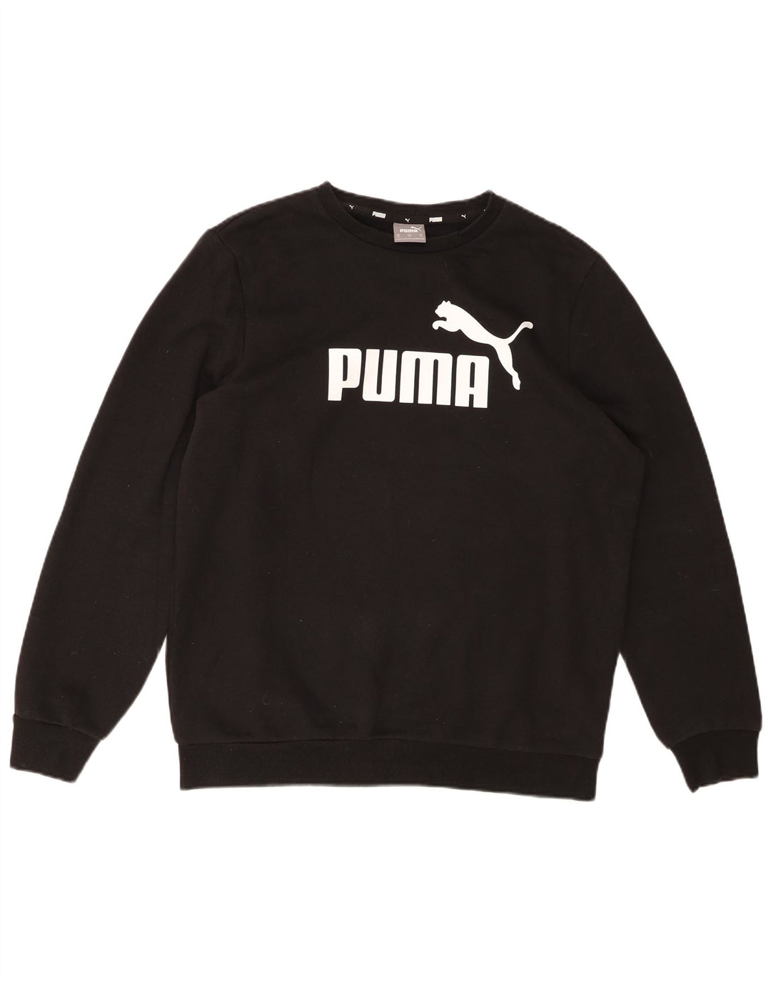 PUMA Herren Grafik-Sweatshirt-Pullover, mittelschwarz, Baumwolle