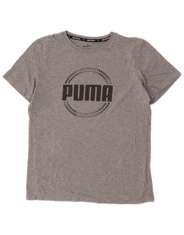 Puma Jungen Graphic T-Shirt Top 15-16 Jahre Grau