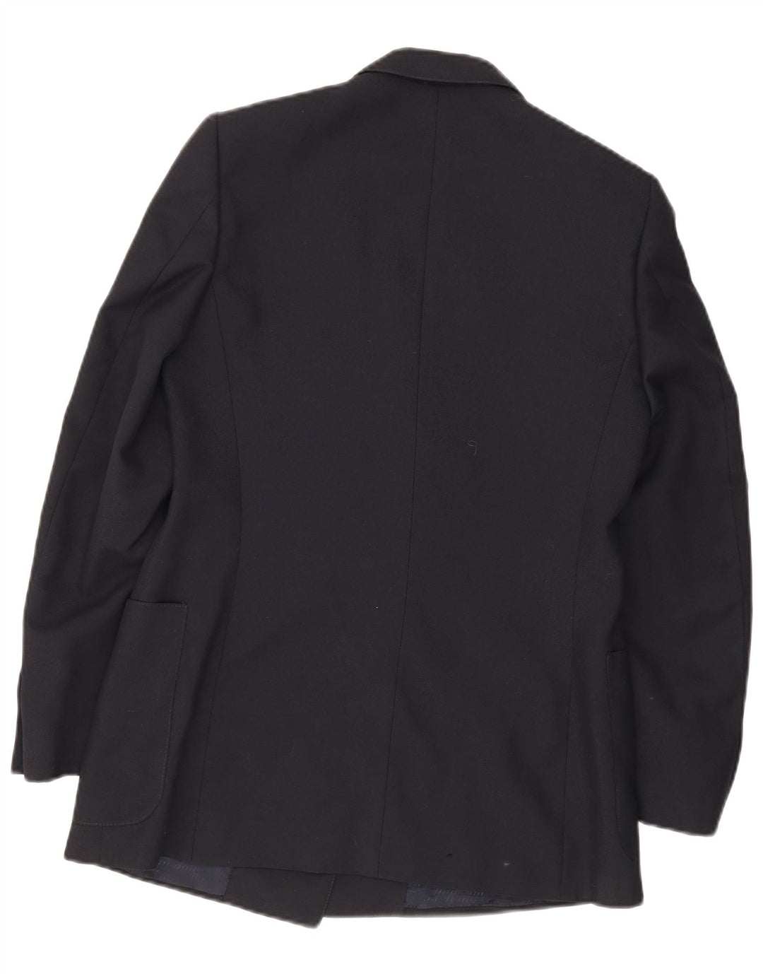 Vintage Herren Zweireiher Blazer Jacke IT 48 Medium Navy Blue